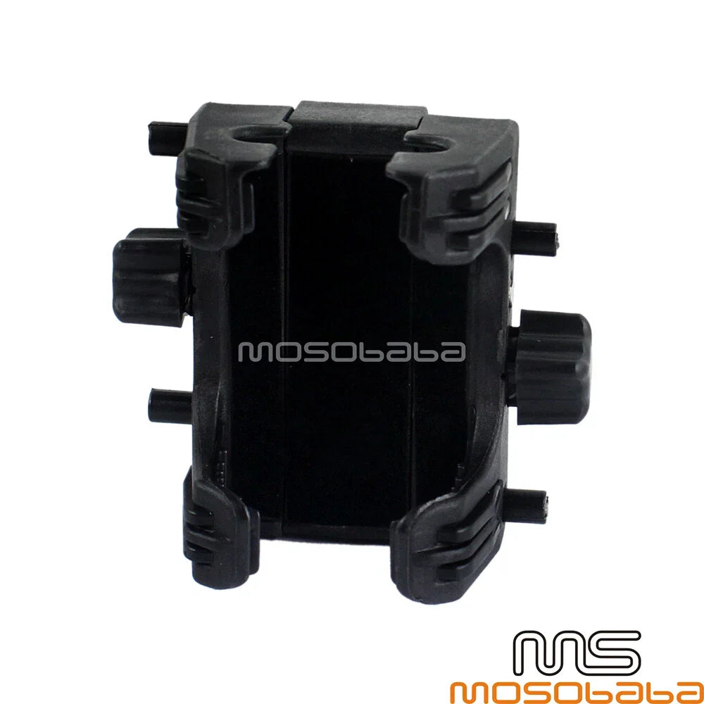 Black Handlebar Cradle Phone GPS Mount for Harley Dyna XL (2006-2023)