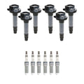 Set of 6 Ignition Coils & NGK Ruthenium Spark Plugs for Nautilus Taurus (V6)