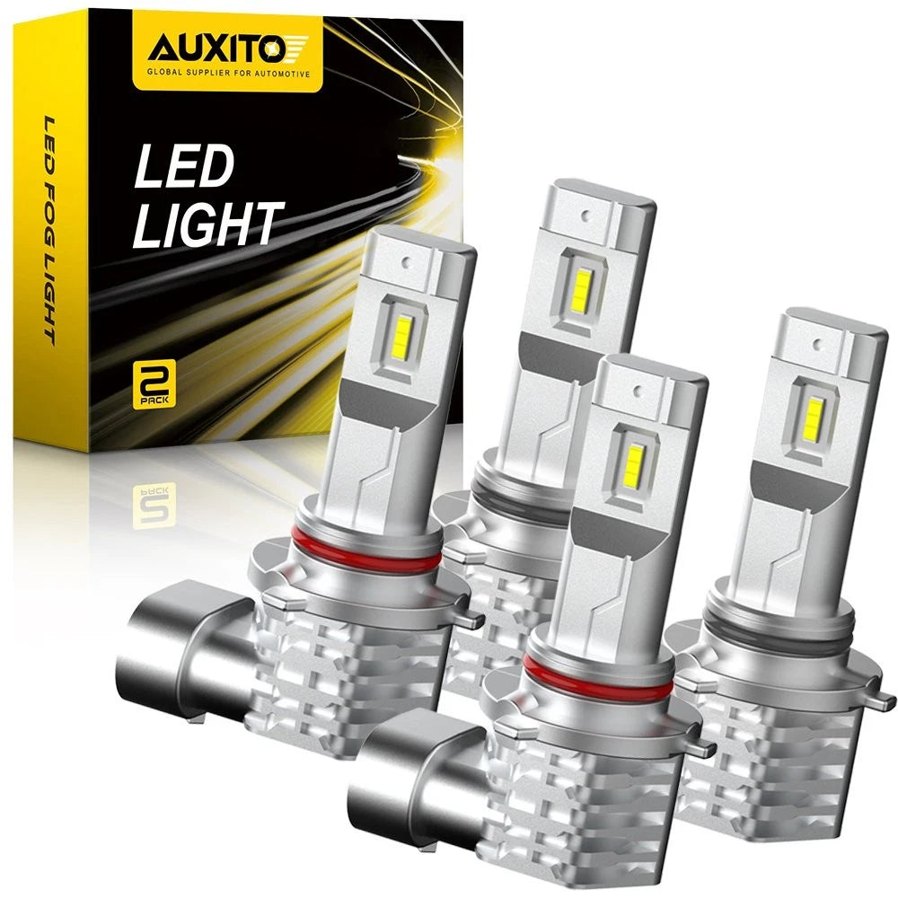 Set of 4 AUXITO 9005 9006 LED Fog Light Bulbs for