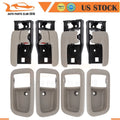 Set of 4 Door Handles with Bezels for Tundra (2000–2006) Beige