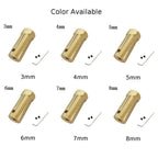 Hexagonal Wheel Coupler for - Anti-corrosion Brass Plating