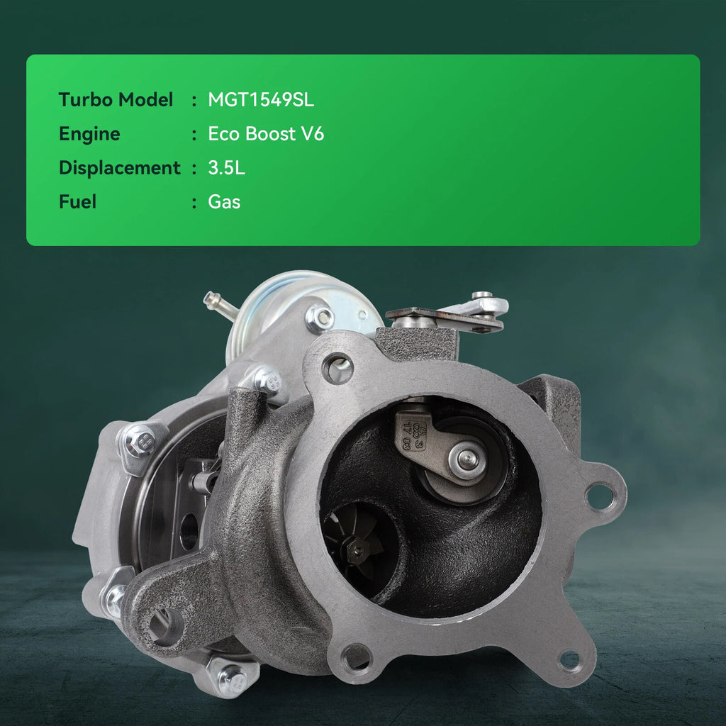 Right Side Turbo for Ford Flex Explorer Sport Taurus SHO 3.5 EcoBoost (2009–2015)