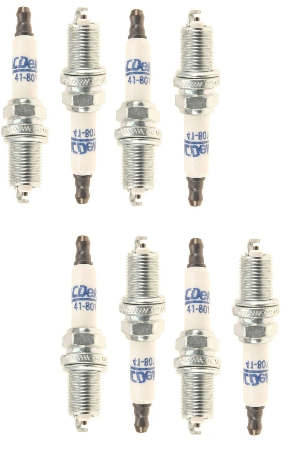Set of 8 Spark Plugs for Chevy Corvette 5.7L (1987–1988) & Caprice 5.0L (1987–1990)