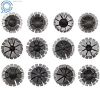 12Pcs ER20 Spring Collet Set for CNC Milling Lathe Engraving Machine