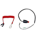 Kill Stop Switch & Safety Lanyard for Yamaha 2 Stroke Outboard (1989–2023) 689-82575-02