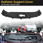 Radiator Support Cover for Hyundai Sonata (2015–2019) No. 86361C1000 ABS Black