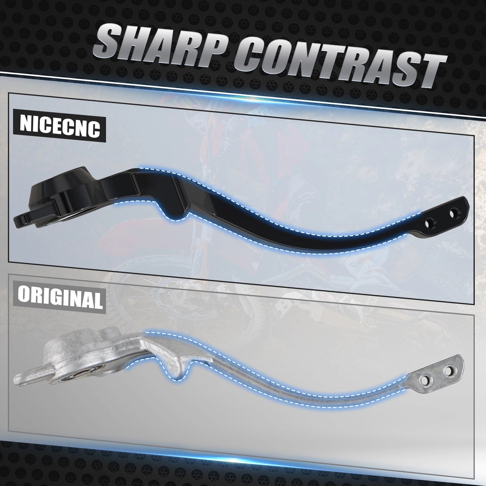 Rear Foot Brake Pedal Lever for KTM 690 Enduro R / SMC R (2011–2018)
