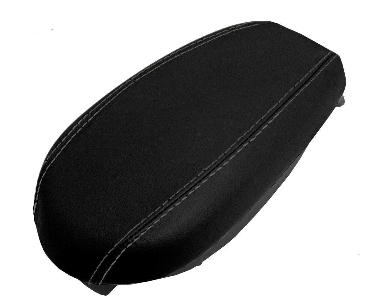 Console Lid Armrest Cover for Hyundai Veloster (2012–2018) Gray Stitch