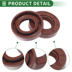 Set of 5 Oil Seal Rotary Shaft Seal FKM Rubber 19x35x8mm