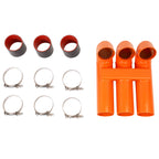 3" Aluminum Orange Snorkel Riser Kit for Polaris Sportsman (2016–2024)