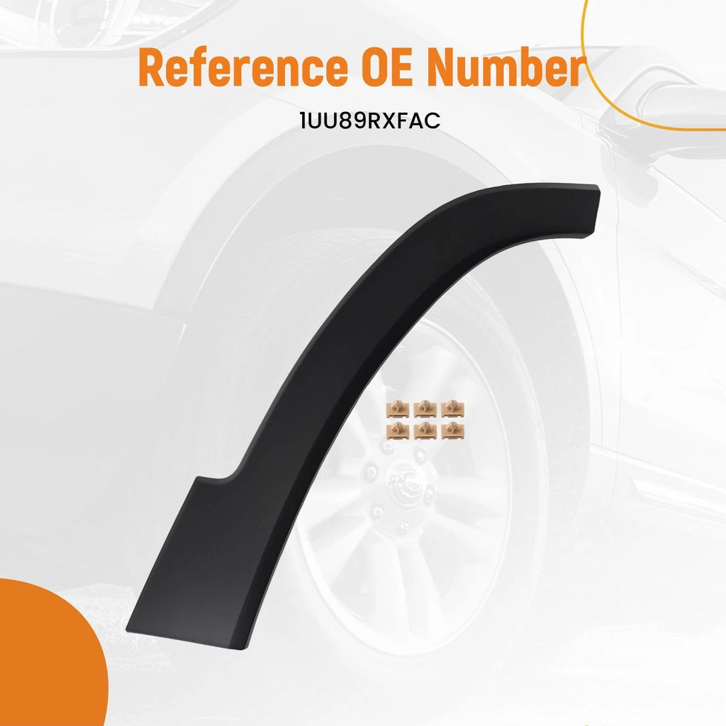 Fender Flare for Jeep Cherokee (2014–2019) Left Rear 1UU89RXFAC ABS