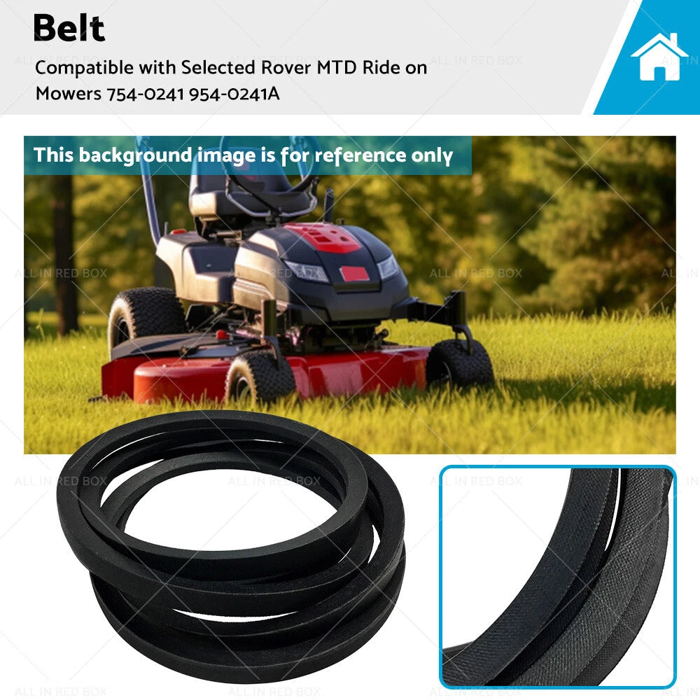 Drive Belt for Rover MTD Ride on Mowers (754-0241, 954-0241A)