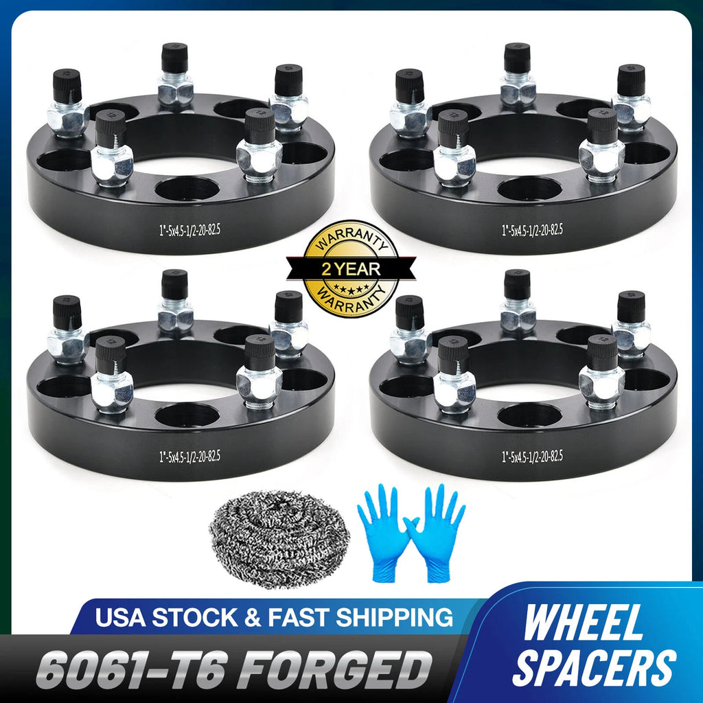 Set of 4 Wheel Spacers for Ford Ranger Explorer Jeep Wrangler (1 Inch)