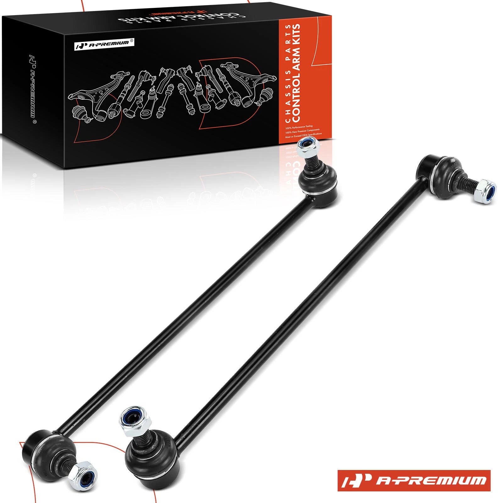 2X Sway Bar Link Kit Front for Hyundai Sonata Kia Optima (2011–2012)