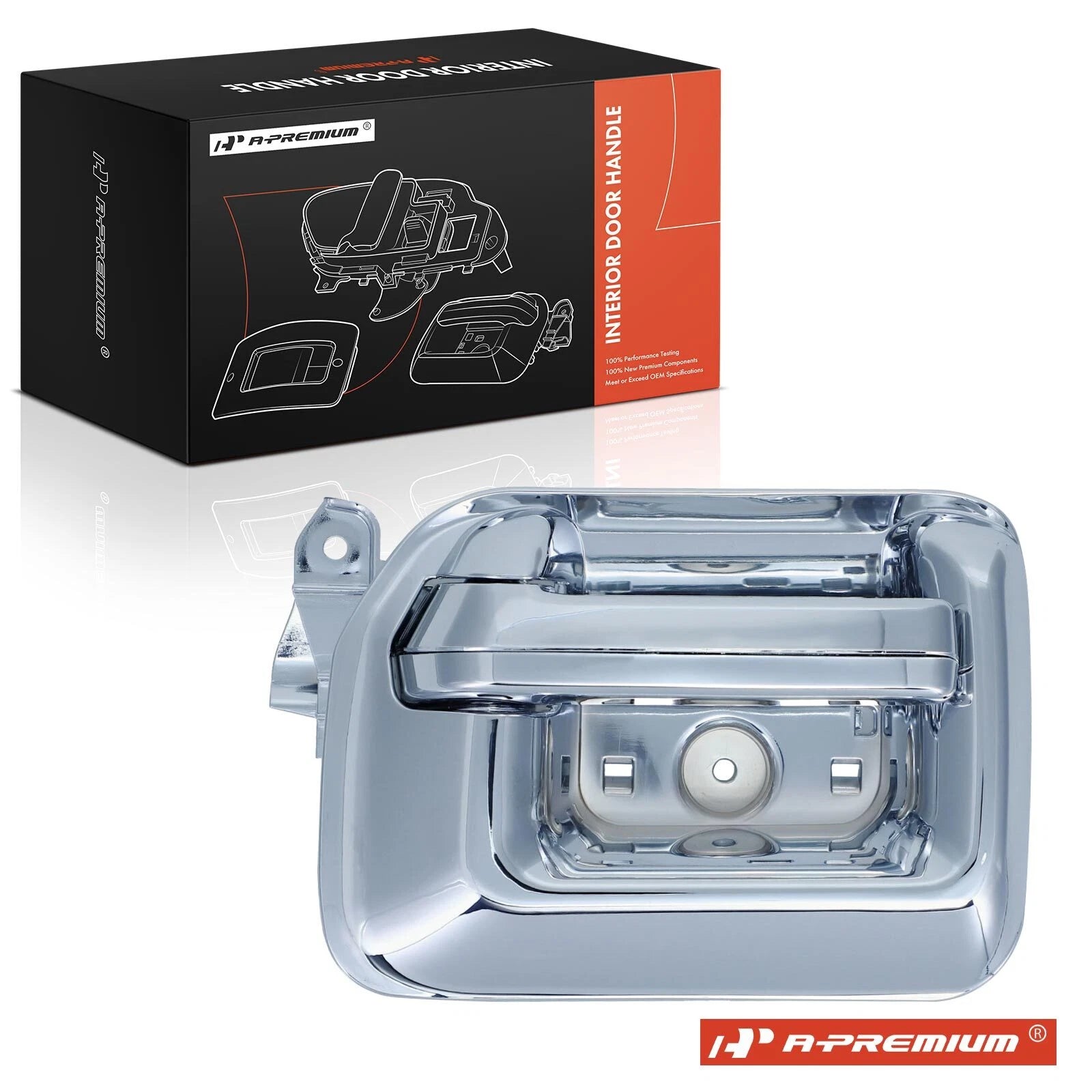 Front Right Interior Door Handle for Chevy Silverado 1500 (2014–2018)