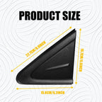 Set of 2 Side Mirror Trim Triangle Covers for Toyota Corolla (2019–2021)