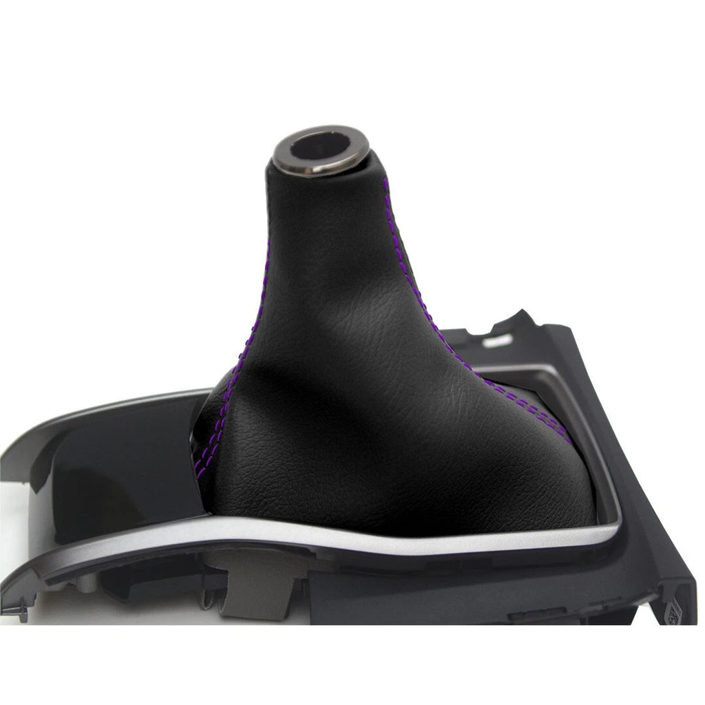Manual Shift Boot Cover for Honda Civic (2016–2020) Purple Stitch