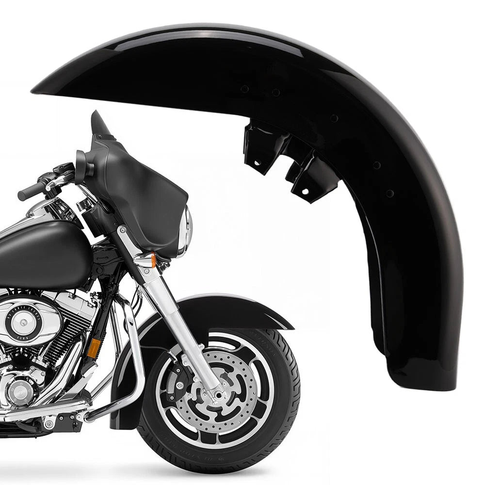 Front Fender for Harley Touring Road King Street Glide (1989–2013) Vivid Black