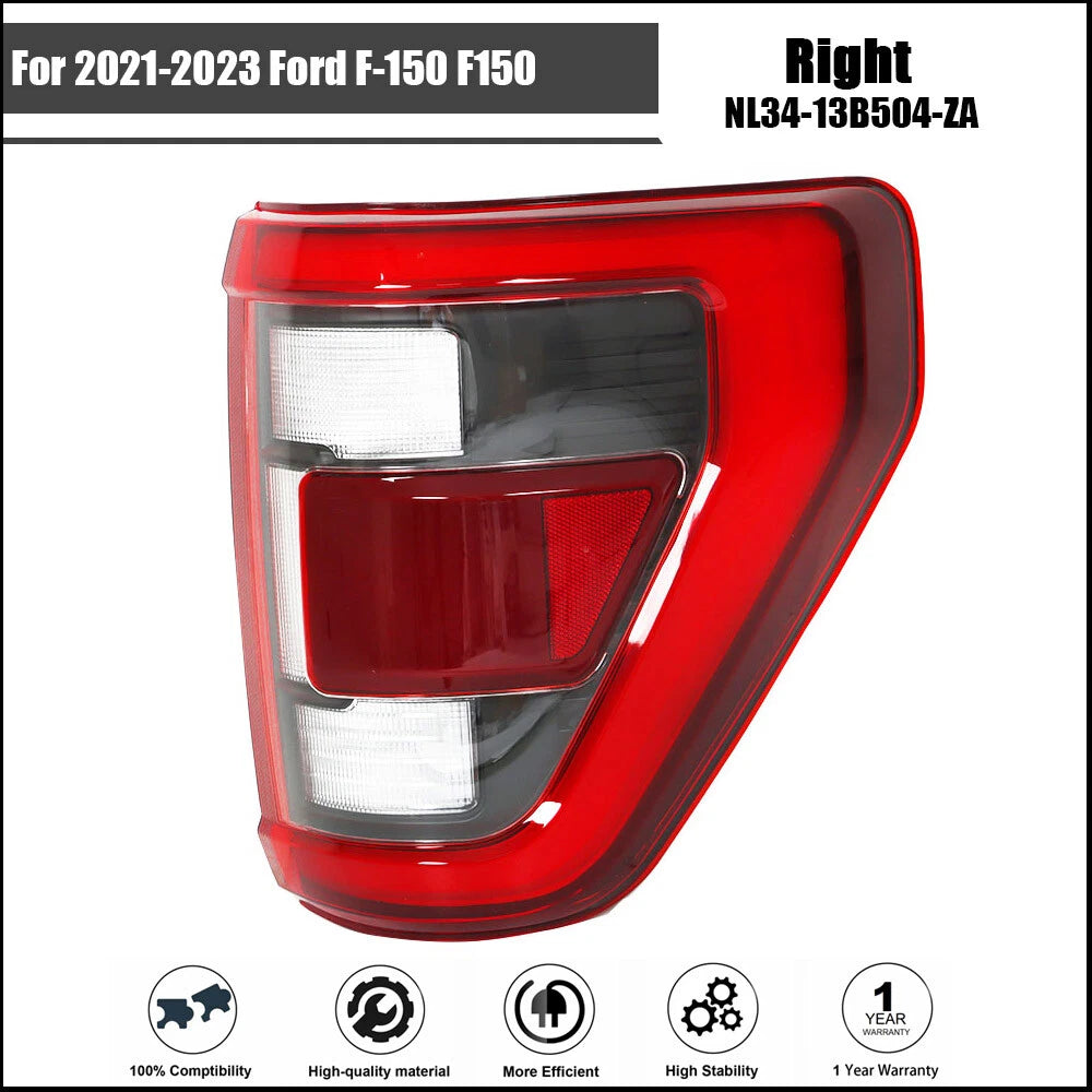 Tail Light for Ford F-150 (2021â2023) Right Passenger Rear with Blind Spot