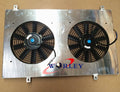 Aluminum Radiator Shroud & Thermo Fans for Nissan Patrol Y60 GQ (1997-1999)