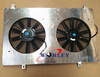 Aluminum Radiator Shroud & Thermo Fans for Nissan Patrol Y60 GQ (1997-1999)