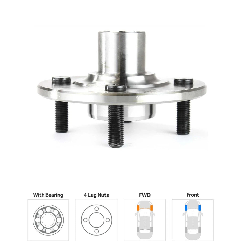 Set of 4 Wheel Hubs for Saturn SL SL1