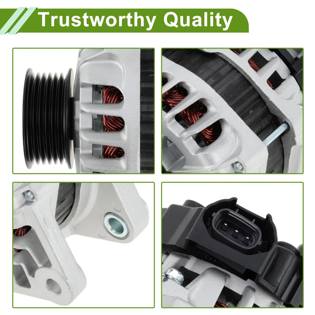 Alternator 90A 12V for Hyundai Accent (2012–2017) No. 373002B300