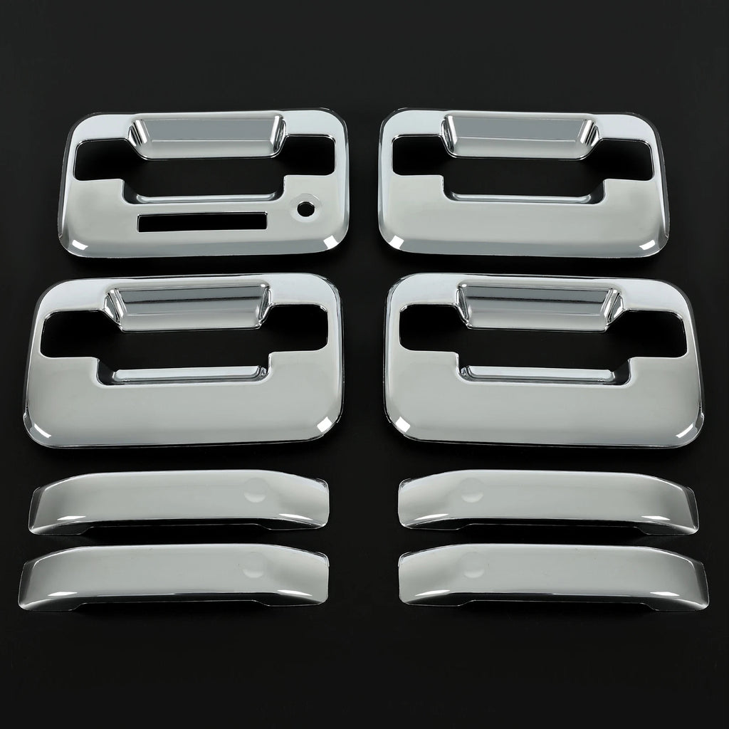 Set of 4 Chrome Door Handle Tailgate Covers for Ford F-150 (2004–2014)