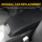 Black Leather Center Console Lid Armrest Cover Pad for Dodge Journey (2011–2020) EPY