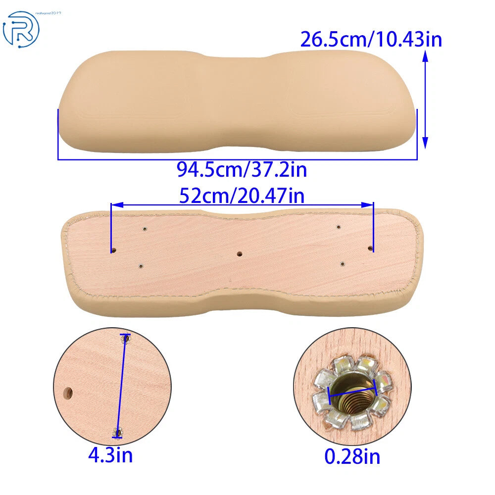 Front Seat Lean Back Cushion for Club Car DS Golf Cart (2000.5-Present)