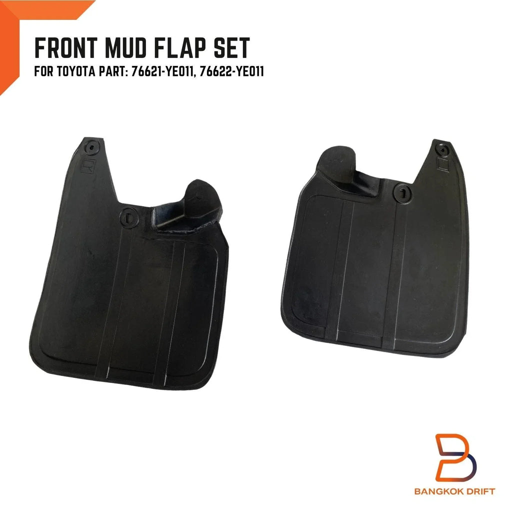 Front Rubber Mud Flap Splash Guard for Toyota Hilux 2WD (1988-1996)