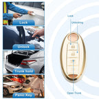 Silicone Key Fob Case Cover for Nissan Altima Sentra Maxima (2010–2023)
