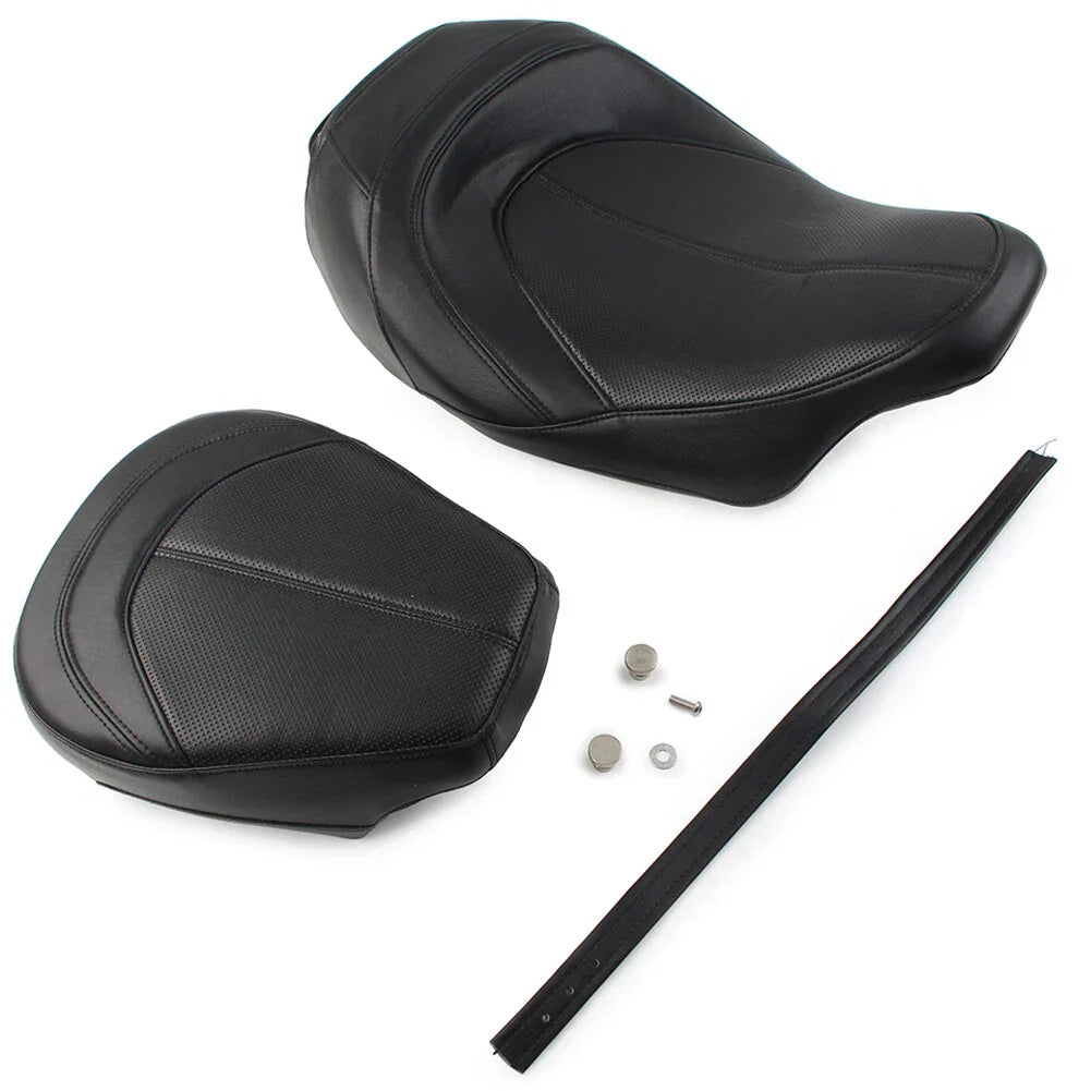 Low-Profile Driver Passenger Pillion Seat for Touring Road Glide CVO (2009-2022)