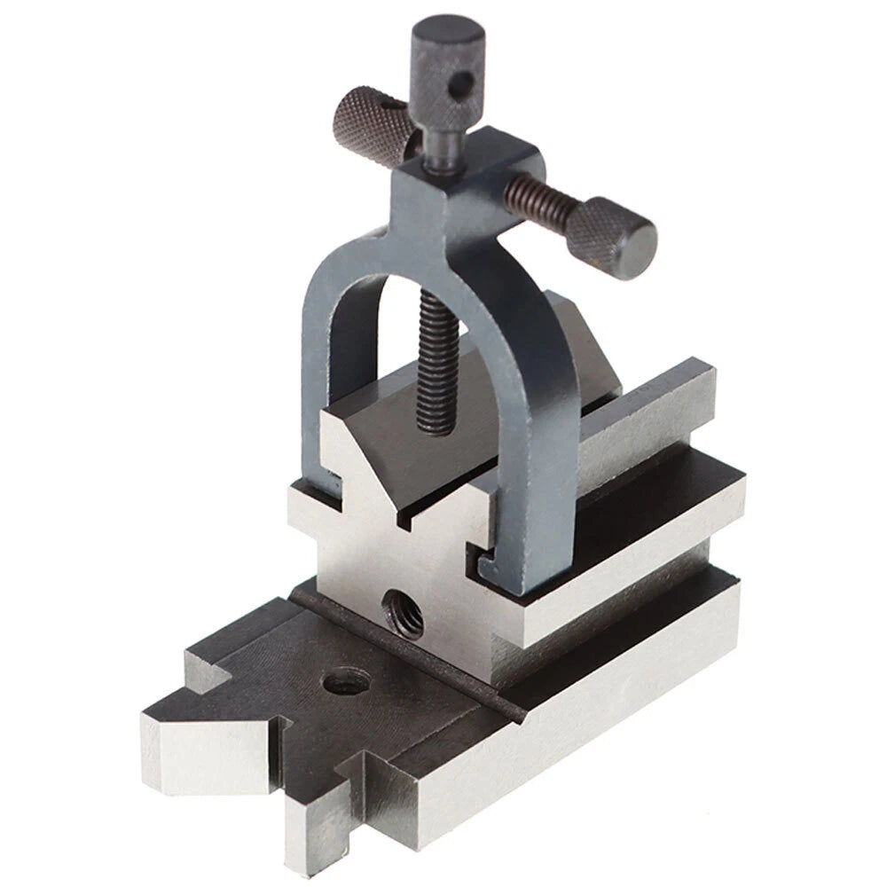 Angle V-Block Clamp Set for Precision Machining (3-1/2" x 1-7/8")