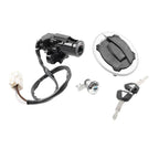 Ignition Switch Lock Fuel Gas Cap Key Set for Kawasaki Ninja 400 (2018-2023)