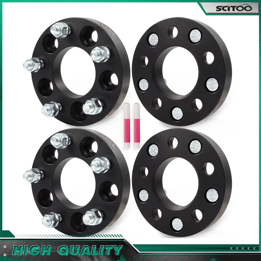 Set of 4 Wheel Adapters 5x4.5 to 5x4.75 1" 1/2"-20 for Ford Explorer (1991–2019)