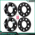 Set of 4 Wheel Adapters 5x4.5 to 5x4.75 1" 1/2"-20 for Ford Explorer (1991–2019)