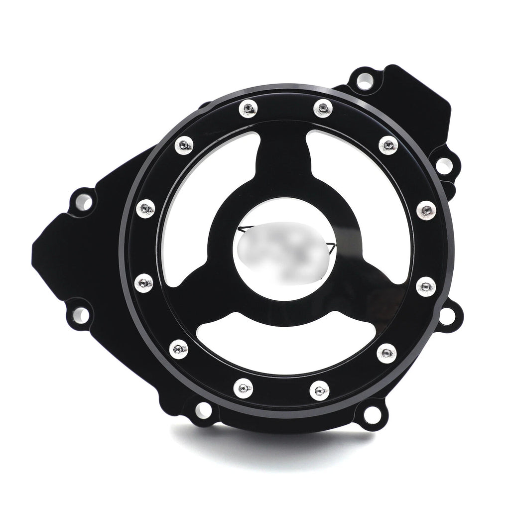 Black Clear Stator Engine Cover for Yamaha YZF R1 (2009–2014)