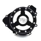 Black Clear Stator Engine Cover for Yamaha YZF R1 (2009–2014)