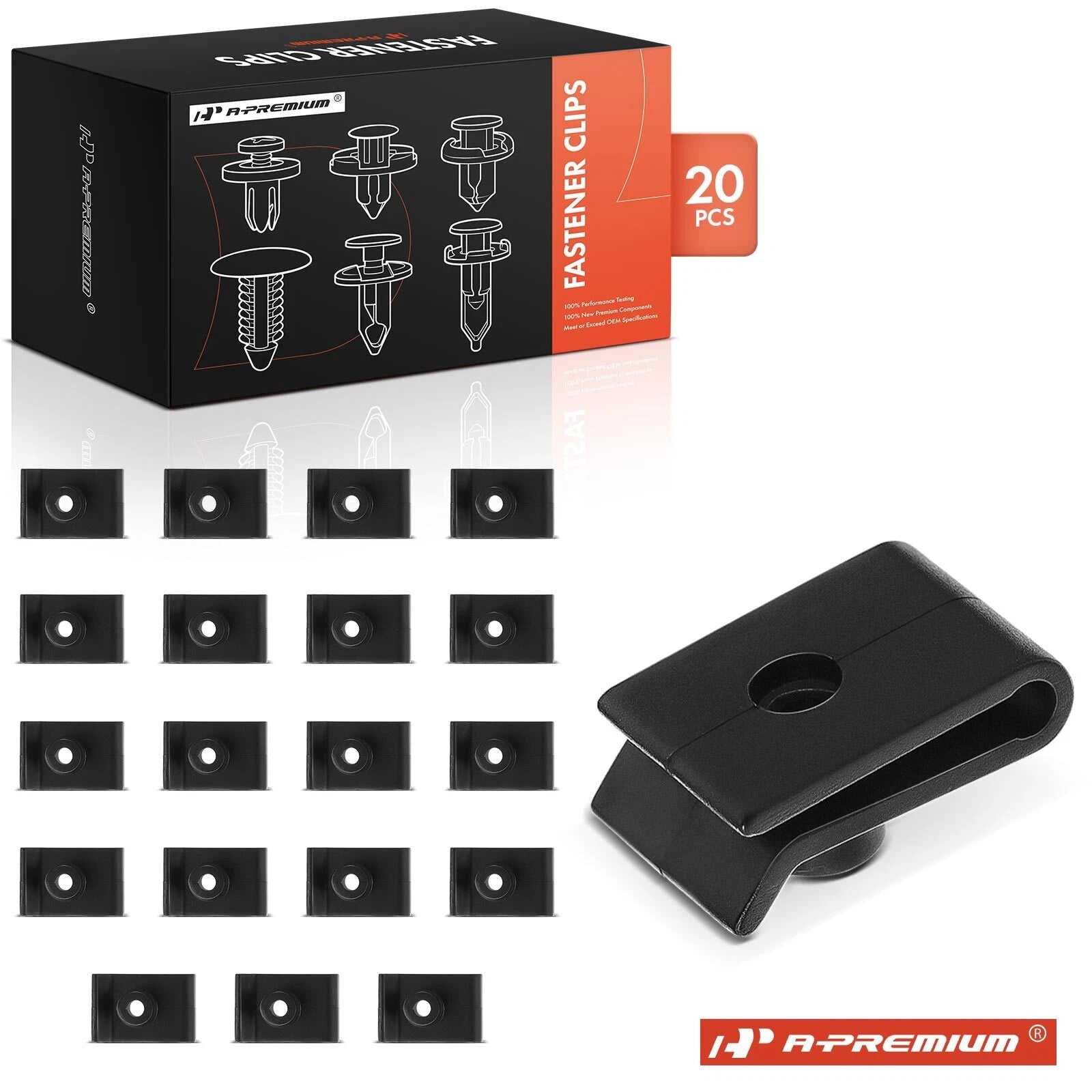 Nylon U-Nut Retainer Clips for Toyota Camry Lexus (2012-2025)