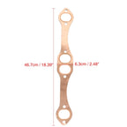 2pcs Exhaust Manifold Gasket for Chevy 327 305 350 383 (1967–1995) Oval Port