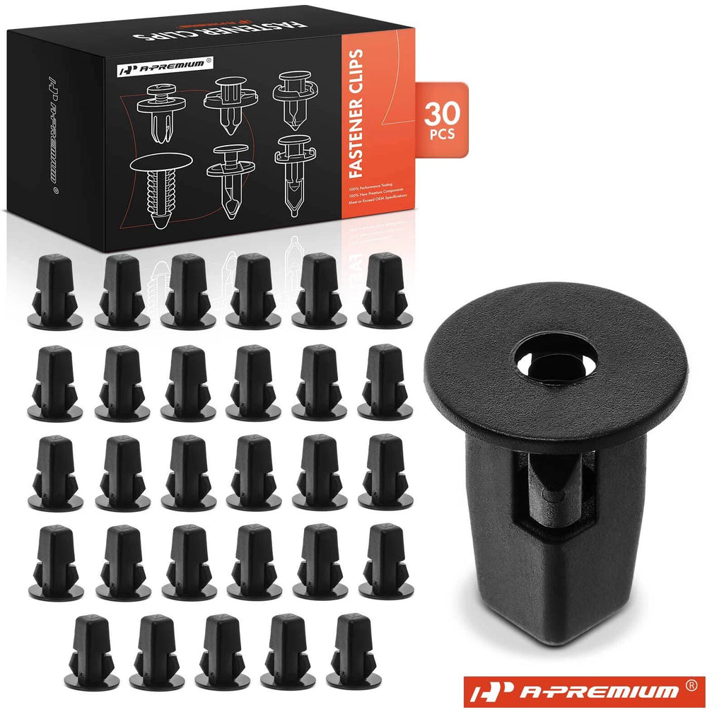 Nylon Fender Liner Clips 9mm for Toyota 2001–2024 (30 Pcs)