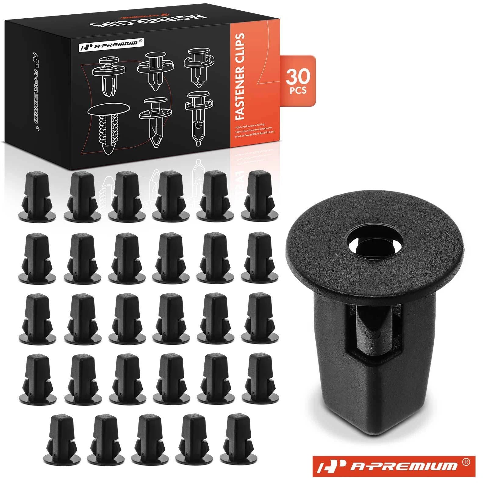 Nylon Fender Liner Clips 9mm for Toyota 2001–2024 (30 Pcs)