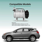 Air Conditioning Compressor for Nissan Rogue (2008–2013) 2.5L L4 AC