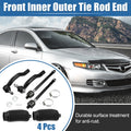 Set of 6 Front Inner Outer Tie Rod End Links EV800328 ES800054 ES800053 for Toyota