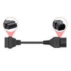 17pin to 16pin OBD2 Diagnostic Cable Adapter for Mazda