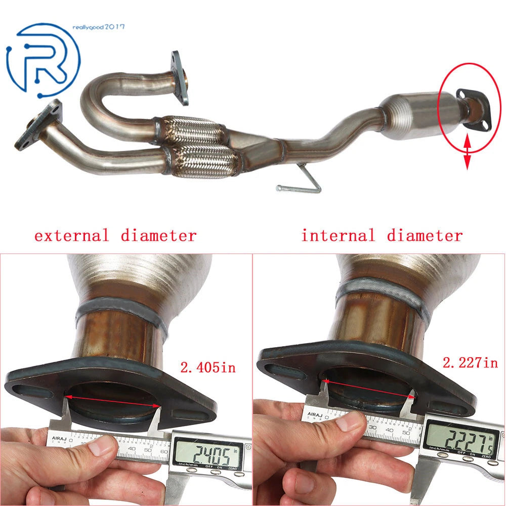 Set of 3 Catalytic Converters for Nissan Murano (2003-2007)