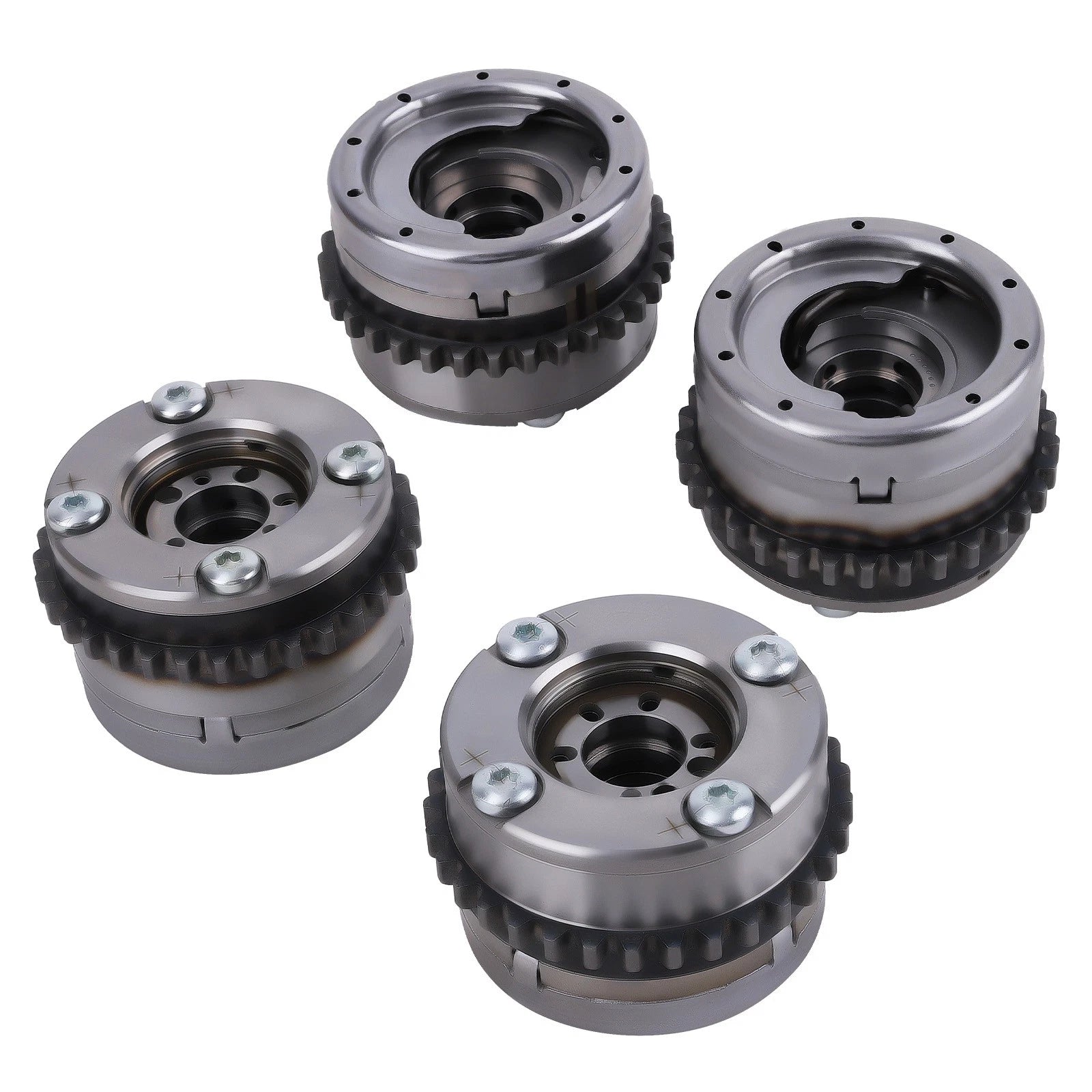 Set of 4 Camshaft Adjusters for Mercedes-Benz (A2780501947, A2780502047)