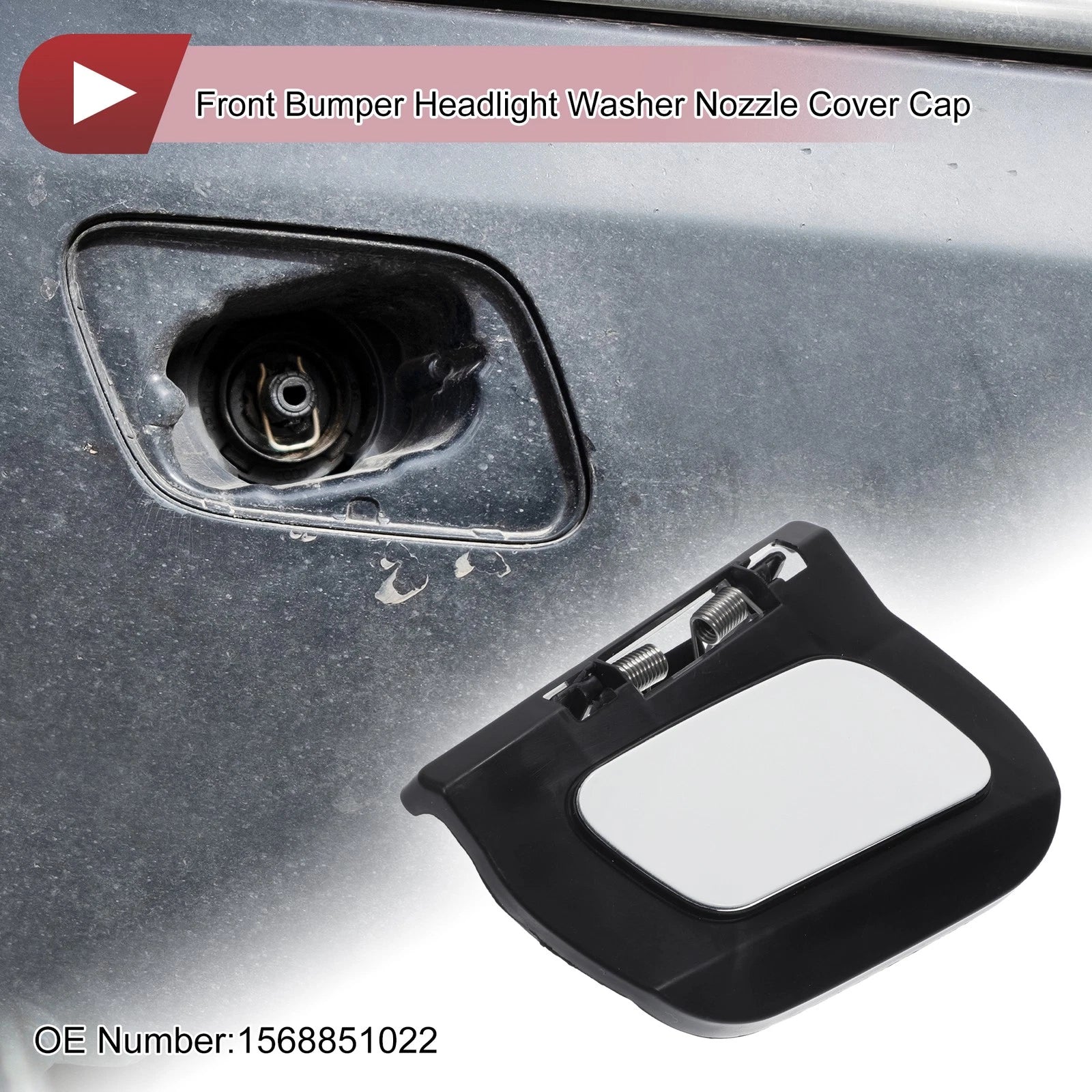 Front Right Washer Nozzle Cover Cap for Mercedes-Benz GLA45 AMG (2015–2019)