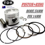 54mm Piston 14mm Pin Kit for Lifan 125cc-138cc Engine (Dirt Bike, Mini Quad)